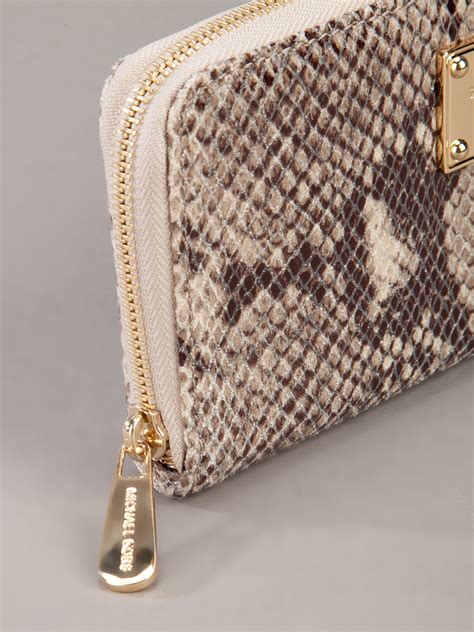 michael kors snakeskin print purse|Michael Kors snake print wallet.